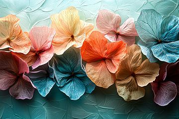 Gedetailleerde bloemen en bladeren van Art & Soul Creations