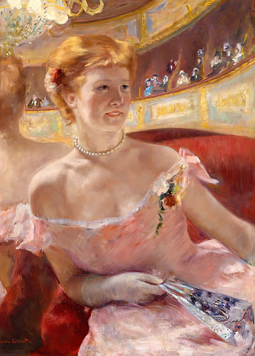 Frau im Theater