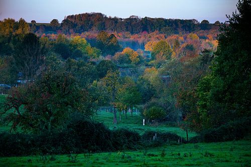Zonsopkomst in de herfst