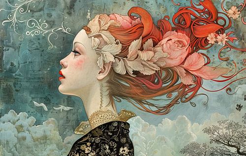 The Ethereal Bloom Silhouette