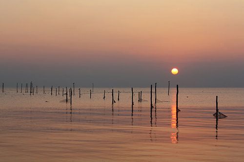Zonsondergang IJsselmeer