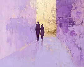 Purple Walk | Hand in Hand Purple Twilight by Zen and More