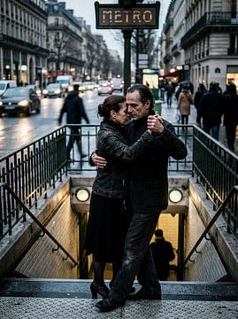 Under the city by Klaus Tesching - Art-AI