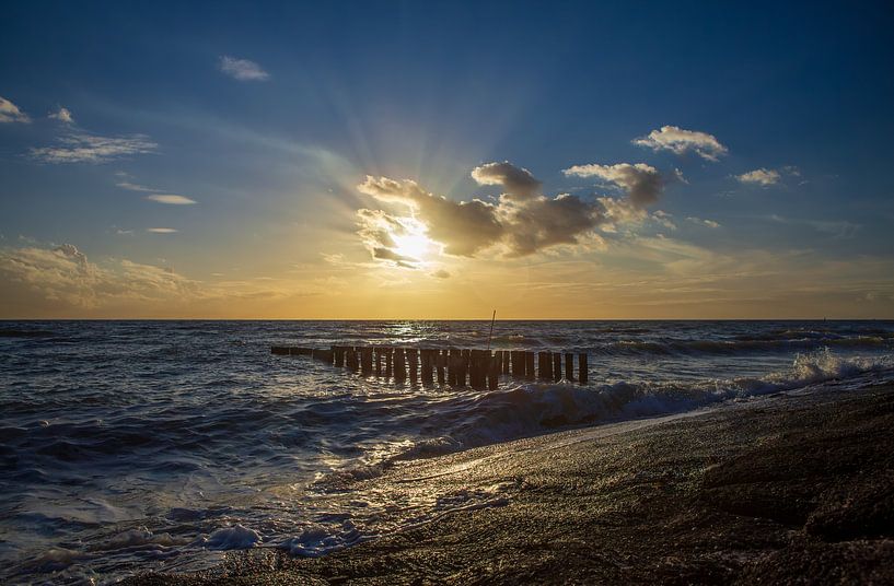 Harpe solaire sur la mer par MSP Canvas
