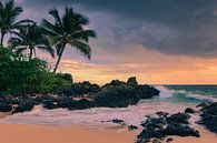 Sunset Secret Beach, Maui, Hawaii by Henk Meijer Photography thumbnail