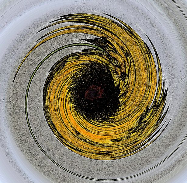 Sunflower in the vortex of imagination by Jose Lok