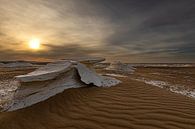 white Desert National Park Egypt monolith at sunset by Gerwald Harmsen thumbnail