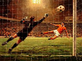 Netherlands vs Germany 1988 Goal Painting