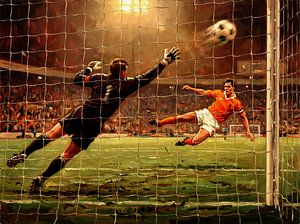 Niederlande gegen Deutschland 1988 – Tor-Gemälde
