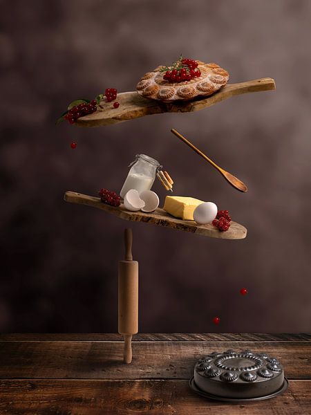 Ode au bouton de Zélande, une nature morte de cuisine moderne par Beeldpracht by Maaike