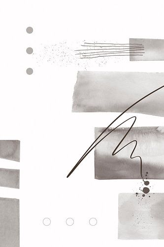 Abstract Mid Eeuw Ontwerp Nr. 1 - Individualiteit