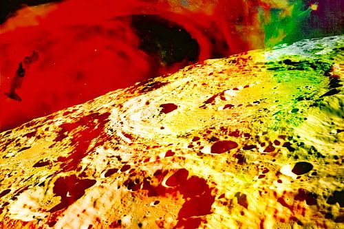 The Coloured side of the Moon