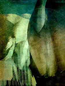 Impressionistisch beeld van het Guggenheim in Bilbao