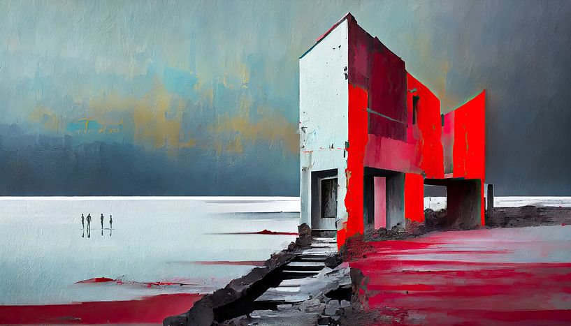 Ruin by the sea 04 by Rautenberg Digital Art Maritim