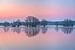 Pink Lake during sunrise van jowan iven