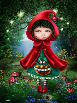 Roodkapje - Mail me je foto, dan wordt je dochter roodkapje!