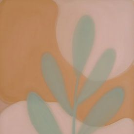 Pflanzenstille – Abstrakte Natur in Pastelltönen von Kristin M
