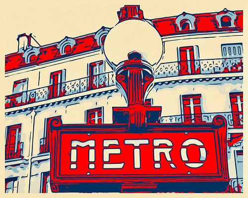 Metro in Parijs