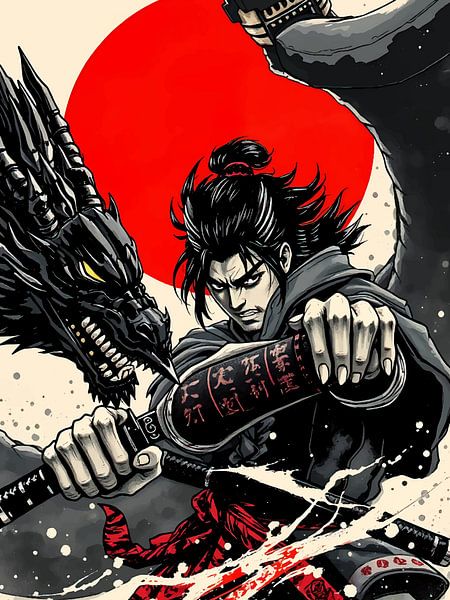 Samouraï avec Katana par Bovi Okta