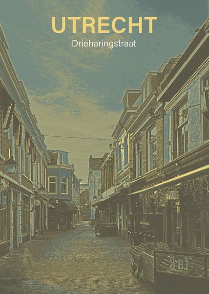Utrecht - Drieharingstraat by Gilmar Pattipeilohy