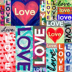 Liebe liegt in der Luft von Collage-Künstler