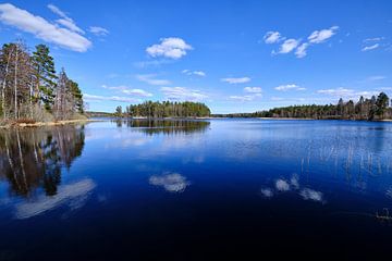 zweeds water landschap/meer