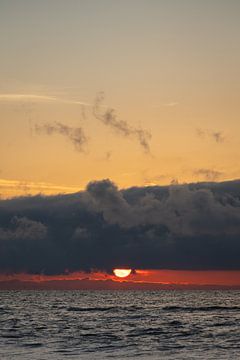 Zonsondergang op het eiland Texel van Yeltree Fotografie