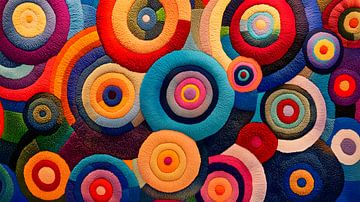 Kandinsky made of wool van Harry Hadders