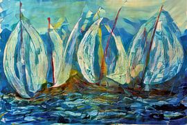 Segel hart am Wind von Matthias Rehme