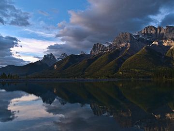 Mirror image of the Rockies by Timon Schneider