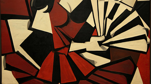 Flamenco dancer and Cubism