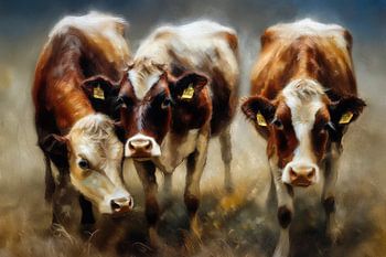 Curious cows