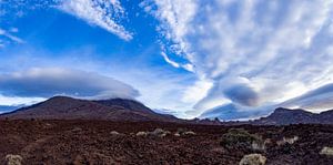 El Teide auf Teneriffa, Spanien. Panoramafoto