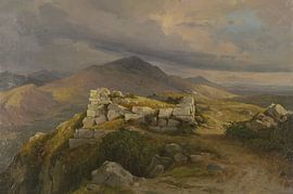 Un mur cyclopéen près de Civitella, aujourd'hui Bellegra, Carl Morgenstern