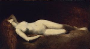 Nackt auf einem Liegestuhl, Jean-Jacques Henner