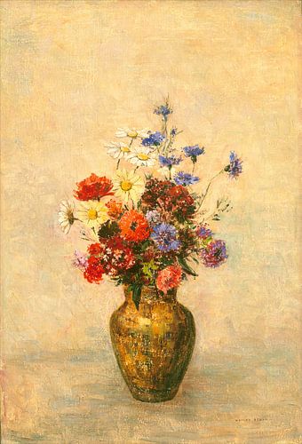 Fleurs dans un vase, Odilon Redon