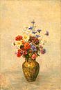 Blumen in einer Vase , Odilon Redon von Liszt Collection Miniaturansicht
