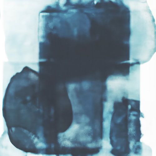 Abstrait moderne "Denim bleu"