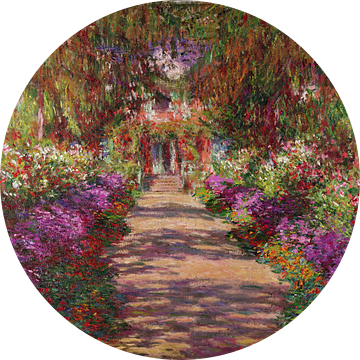 Een pad in de tuin van Monet, 1902, Claude Monet