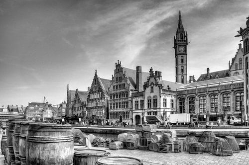 Gent Belgie, Digitale kunst in zwartwit