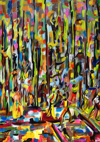 Menschen in der Stadt von David Morales Izquierdo