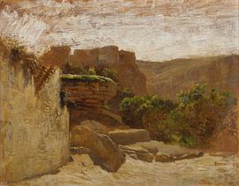 Paysage de Carlos de Haes-Tusia, Paysage antique