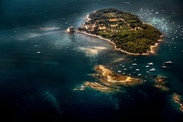 Lerins eilanden vanuit de lucht van Chantal CECCHETTI