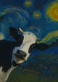 Cow X Starry night by Smitty werben