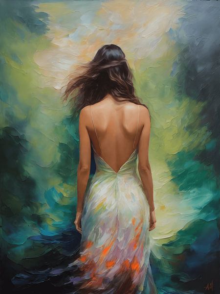 Woman's memory by Jolique Arte