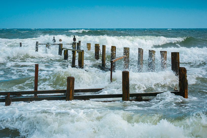 Wellen an der Ostsee von Martin Wasilewski