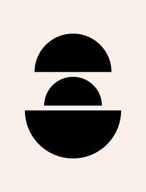 Circles. Retro 1920s vintage geometric shape No. 9 by Dina Dankers