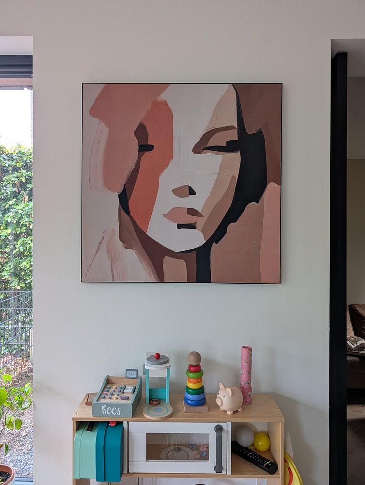 Visage abstrait par Bianca ter Riet