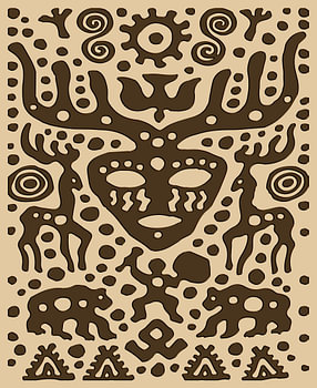 Masque de cerf chamanique – Totem tribal