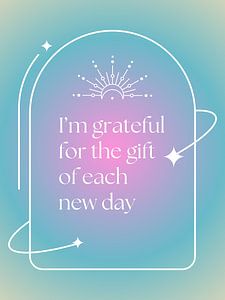 Grateful - Affirmation Print